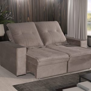 Estofado Retrátil Reclinável 944916 – 1,80m Bege