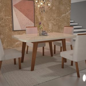 Conjunto Mesa 944892 - 1,20×0,80 com 04 cadeiras