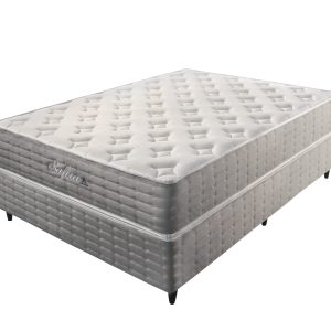 Colchão Casal 981386 Molas Pocket 138x188x32 Cinza