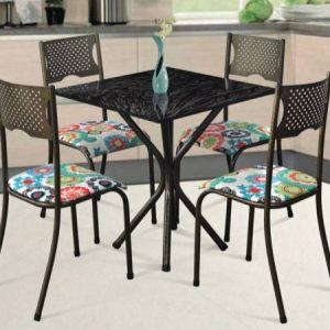 Conjunto Mesa 840074 com 04 cadeiras
