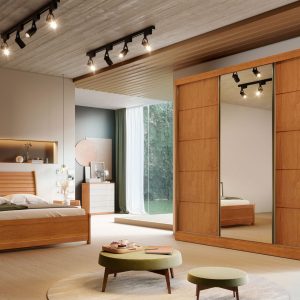 Guarda-Roupa 969138 – 03 portas Nature