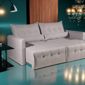 Estofado Sofá Cama 944967– Cinza